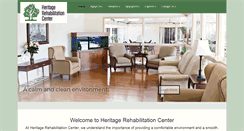 Desktop Screenshot of heritagerehabcenter.com